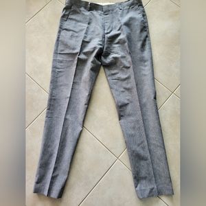 JCrew Ludlow Slim fit unstructed  suit pant in blue cotton linen